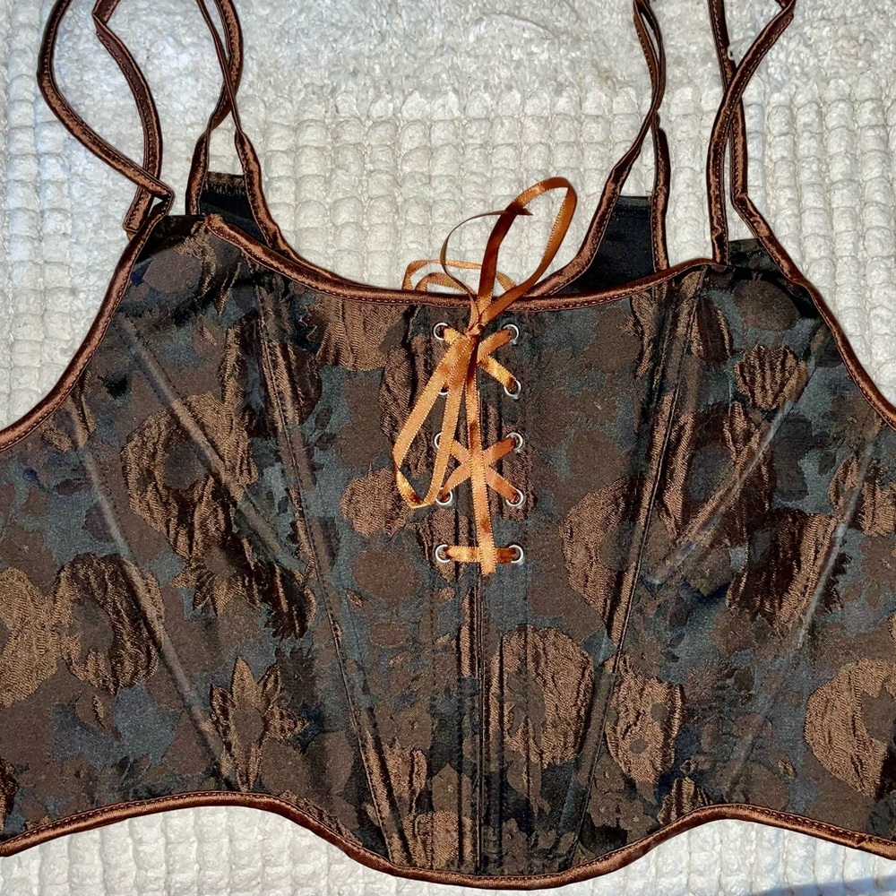 Renaissance Corset Medieval Bustier Top